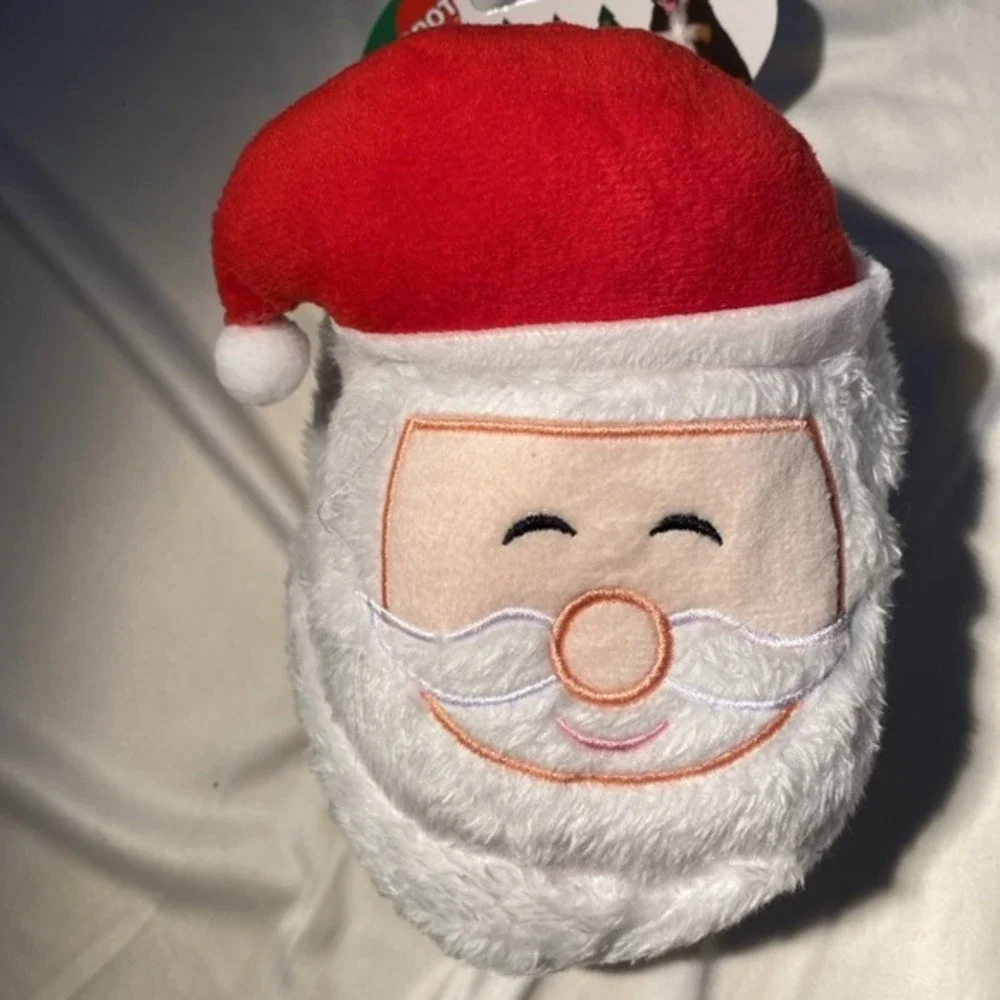 Santa Dog Slipper  Toy Holiday Pets By Spot Red/white‎ 6